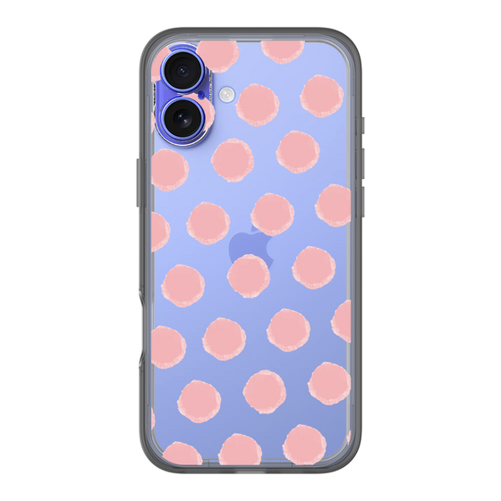 Slim Protection Premium Case［ Original - Favorite Color Polka Dots - Pink ］