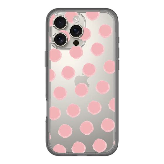 Slim Protection Premium Case［ Original - Favorite Color Polka Dots - Pink ］
