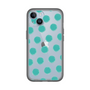 Slim Protection Premium Case［ Original - Favorite Color Polka Dots - Green ］
