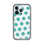 Slim Protection Premium Case［ Original - Favorite Color Polka Dots - Green ］