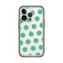 Slim Protection Premium Case［ Original - Favorite Color Polka Dots - Green ］