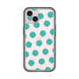 Slim Protection Premium Case［ Original - Favorite Color Polka Dots - Green ］