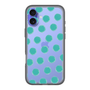Slim Protection Premium Case［ Original - Favorite Color Polka Dots - Green ］