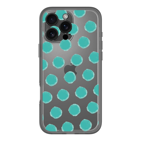 Slim Protection Premium Case［ Original - Favorite Color Polka Dots - Green ］