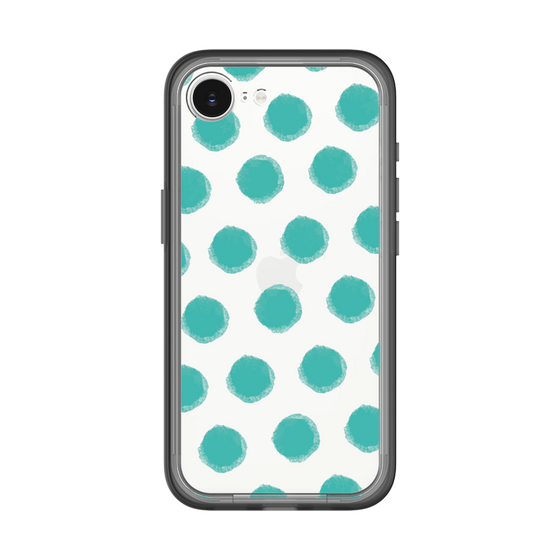 Slim Protection Premium Case［ Original - Favorite Color Polka Dots - Green ］