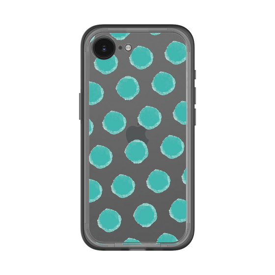 Slim Protection Premium Case［ Original - Favorite Color Polka Dots - Green ］