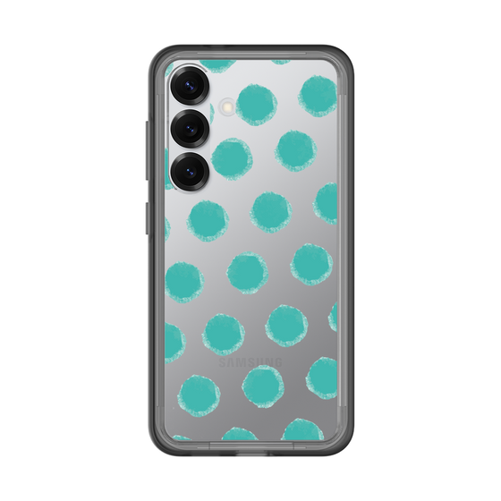 Slim Protection Premium Case［ Original - Favorite Color Polka Dots - Green ］