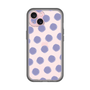 Slim Protection Premium Case［ Original - Favorite Color Polka Dots - Purple ］