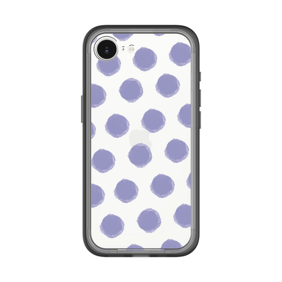 Slim Protection Premium Case［ Original - Favorite Color Polka Dots - Purple ］