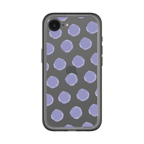 Slim Protection Premium Case［ Original - Favorite Color Polka Dots - Purple ］