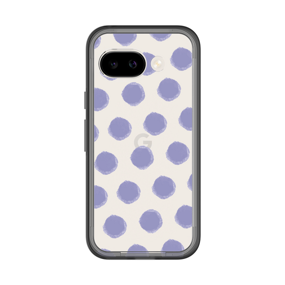 Slim Protection Premium Case［ Original - Favorite Color Polka Dots - Purple ］