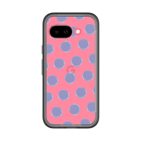 Slim Protection Premium Case［ Original - Favorite Color Polka Dots - Purple ］