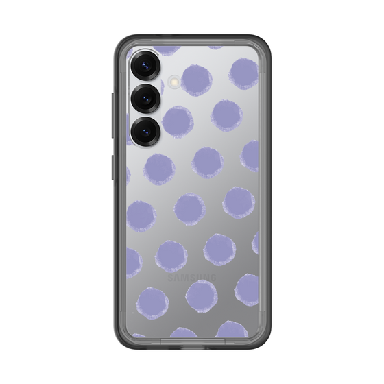 Slim Protection Premium Case［ Original - Favorite Color Polka Dots - Purple ］