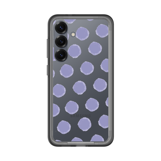 Slim Protection Premium Case［ Original - Favorite Color Polka Dots - Purple ］