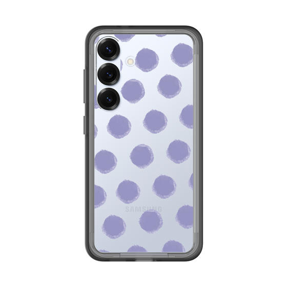 Slim Protection Premium Case［ Original - Favorite Color Polka Dots - Purple ］