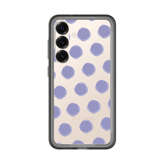 Slim Protection Premium Case［ Original - Favorite Color Polka Dots - Purple ］
