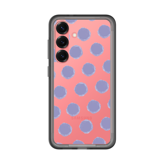 Slim Protection Premium Case［ Original - Favorite Color Polka Dots - Purple ］