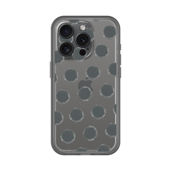 Slim Protection Premium Case［ Original - Favorite Color Polka Dots - Black ］