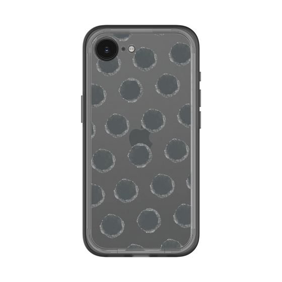 Slim Protection Premium Case［ Original - Favorite Color Polka Dots - Black ］