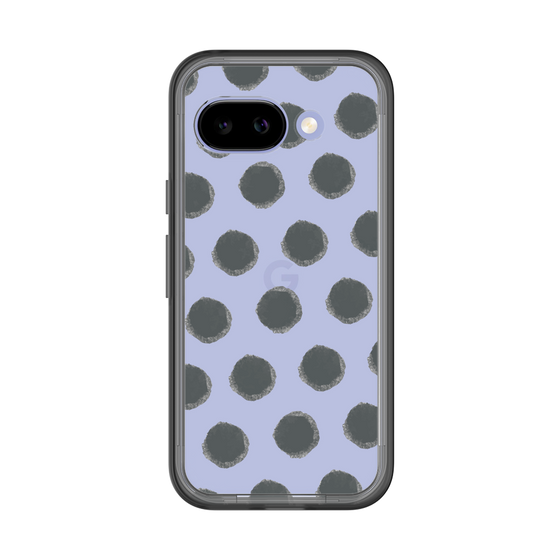 Slim Protection Premium Case［ Original - Favorite Color Polka Dots - Black ］