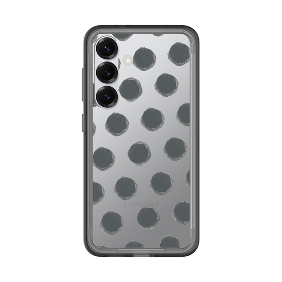 Slim Protection Premium Case［ Original - Favorite Color Polka Dots - Black ］