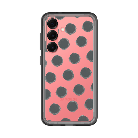 Slim Protection Premium Case［ Original - Favorite Color Polka Dots - Black ］