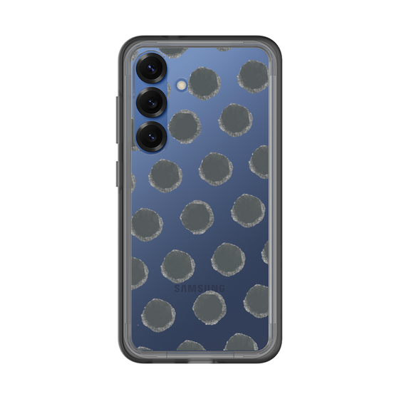 Slim Protection Premium Case［ Original - Favorite Color Polka Dots - Black ］