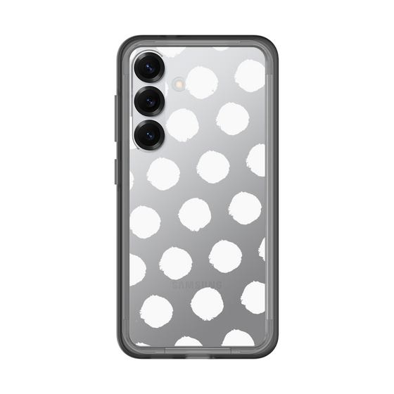 Slim Protection Premium Case［ Original - Favorite Color Polka Dots - White ］