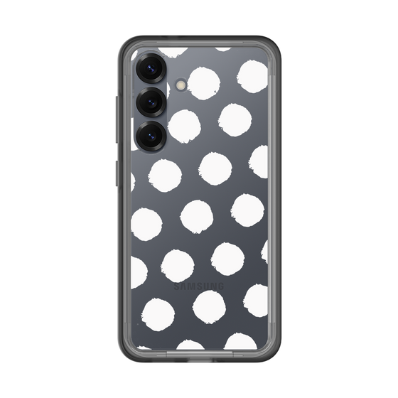 Slim Protection Premium Case［ Original - Favorite Color Polka Dots - White ］