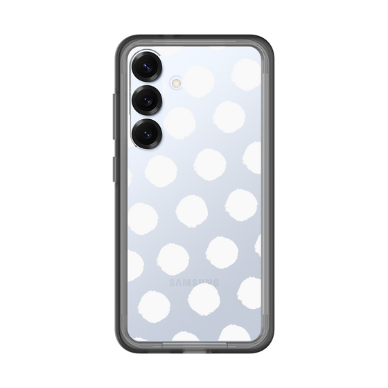 Slim Protection Premium Case［ Original - Favorite Color Polka Dots - White ］
