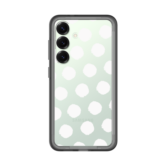 Slim Protection Premium Case［ Original - Favorite Color Polka Dots - White ］