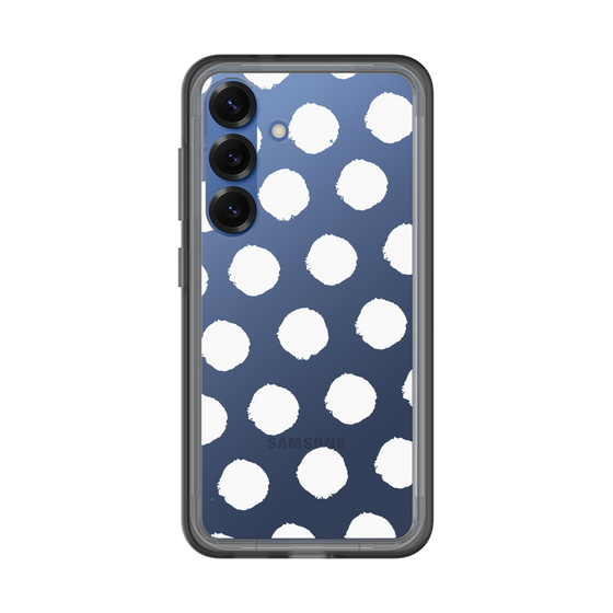 Slim Protection Premium Case［ Original - Favorite Color Polka Dots - White ］