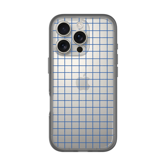 Slim Protection Premium Case［ Original - Favorite Color Check - Blue ］