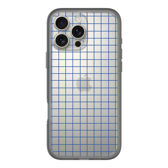 Slim Protection Premium Case［ Original - Favorite Color Check - Blue ］
