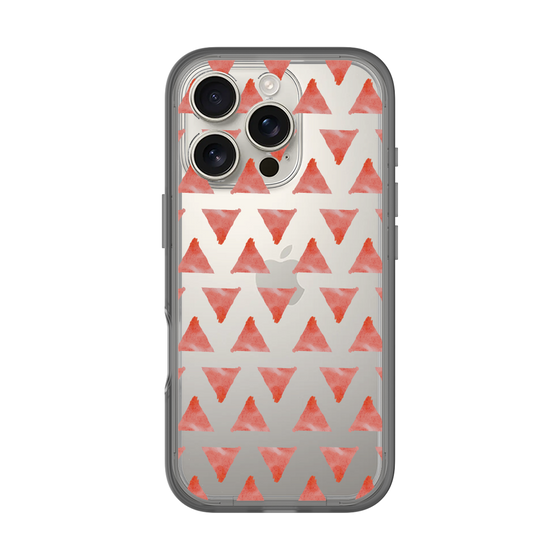 Slim Protection Premium Case［ Original - Favorite Color Triangle - Red ］