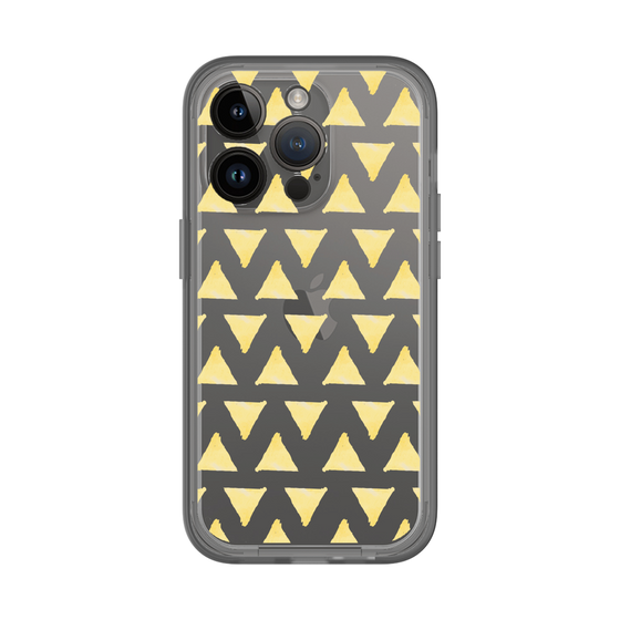 Slim Protection Premium Case［ Original - Favorite Color Triangle - Yellow ］