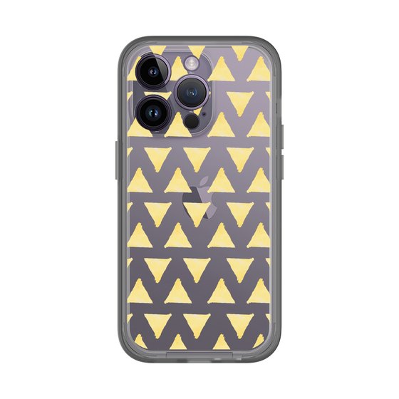 Slim Protection Premium Case［ Original - Favorite Color Triangle - Yellow ］