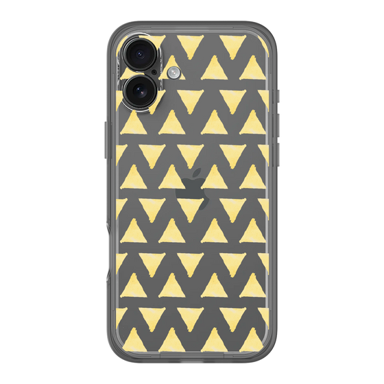 Slim Protection Premium Case［ Original - Favorite Color Triangle - Yellow ］