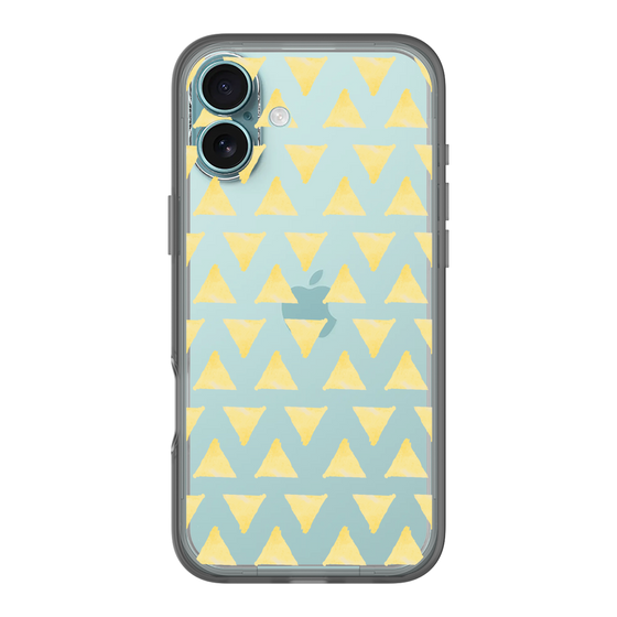 Slim Protection Premium Case［ Original - Favorite Color Triangle - Yellow ］