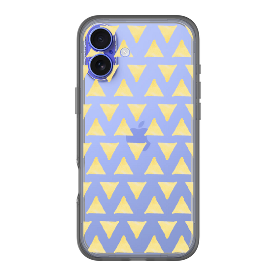 Slim Protection Premium Case［ Original - Favorite Color Triangle - Yellow ］