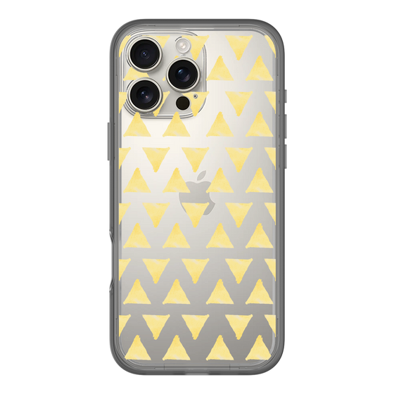 Slim Protection Premium Case［ Original - Favorite Color Triangle - Yellow ］