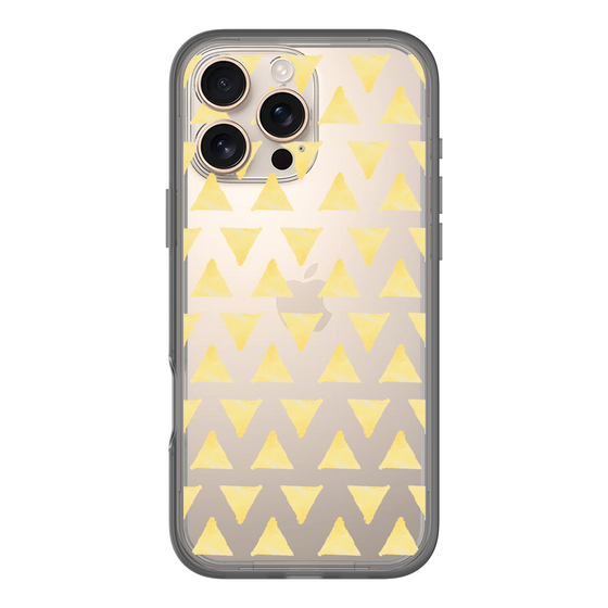 Slim Protection Premium Case［ Original - Favorite Color Triangle - Yellow ］