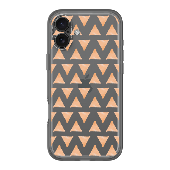 Slim Protection Premium Case［ Original - Favorite Color Triangle - Orange ］