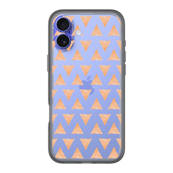 Slim Protection Premium Case［ Original - Favorite Color Triangle - Orange ］