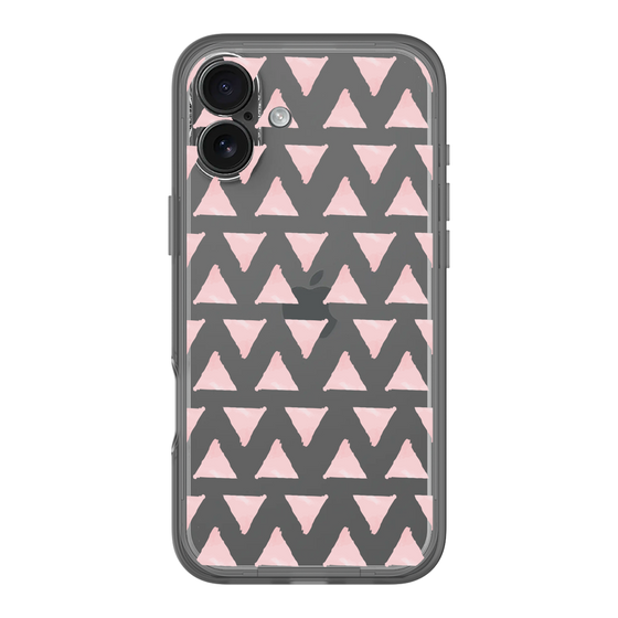 Slim Protection Premium Case［ Original - Favorite Color Triangle - Pink ］