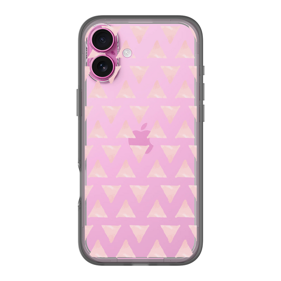 Slim Protection Premium Case［ Original - Favorite Color Triangle - Pink ］