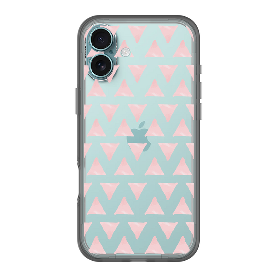 Slim Protection Premium Case［ Original - Favorite Color Triangle - Pink ］