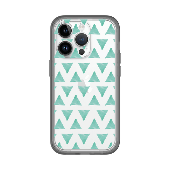Slim Protection Premium Case［ Original - Favorite Color Triangle - Green ］