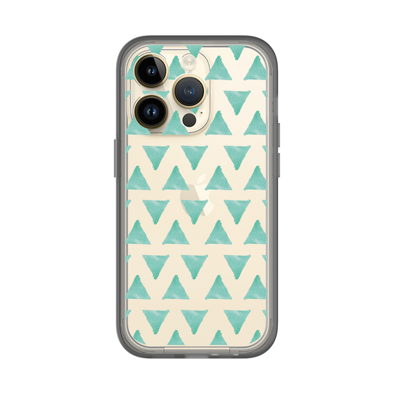 Slim Protection Premium Case［ Original - Favorite Color Triangle - Green ］