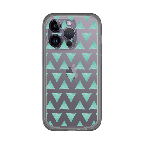 Slim Protection Premium Case［ Original - Favorite Color Triangle - Green ］